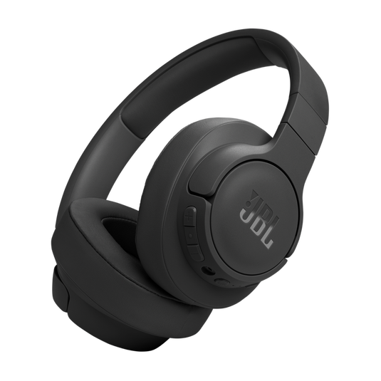 Fone JBL Tune 770NC preto, modelo over-ear dobrável