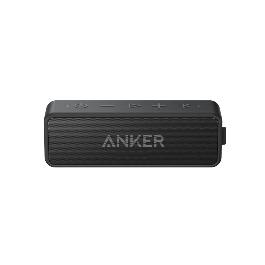 Caixa de som portátil Anker Soundcore 2 na cor preta