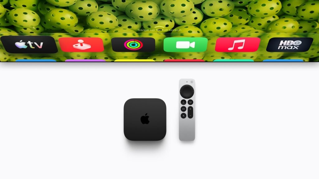 Apple TV 4K e Siri Remote, imagem oficial da Apple