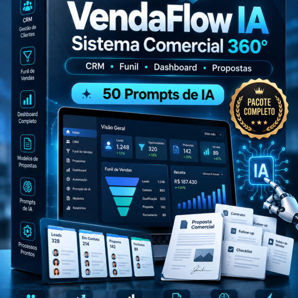 Capa do kit VendaFlow IA