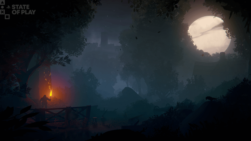 Cena oficial de Hunter’s Moon, jogo de terror folclórico histórico para PS5