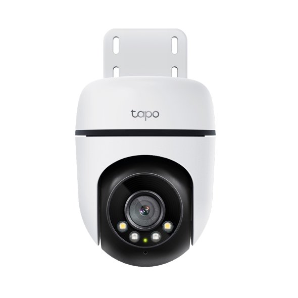 Câmera de segurança TP-Link Tapo C500 branca com suporte para instalação externa